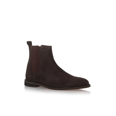 Brown 'Cole' flat chelsea boot